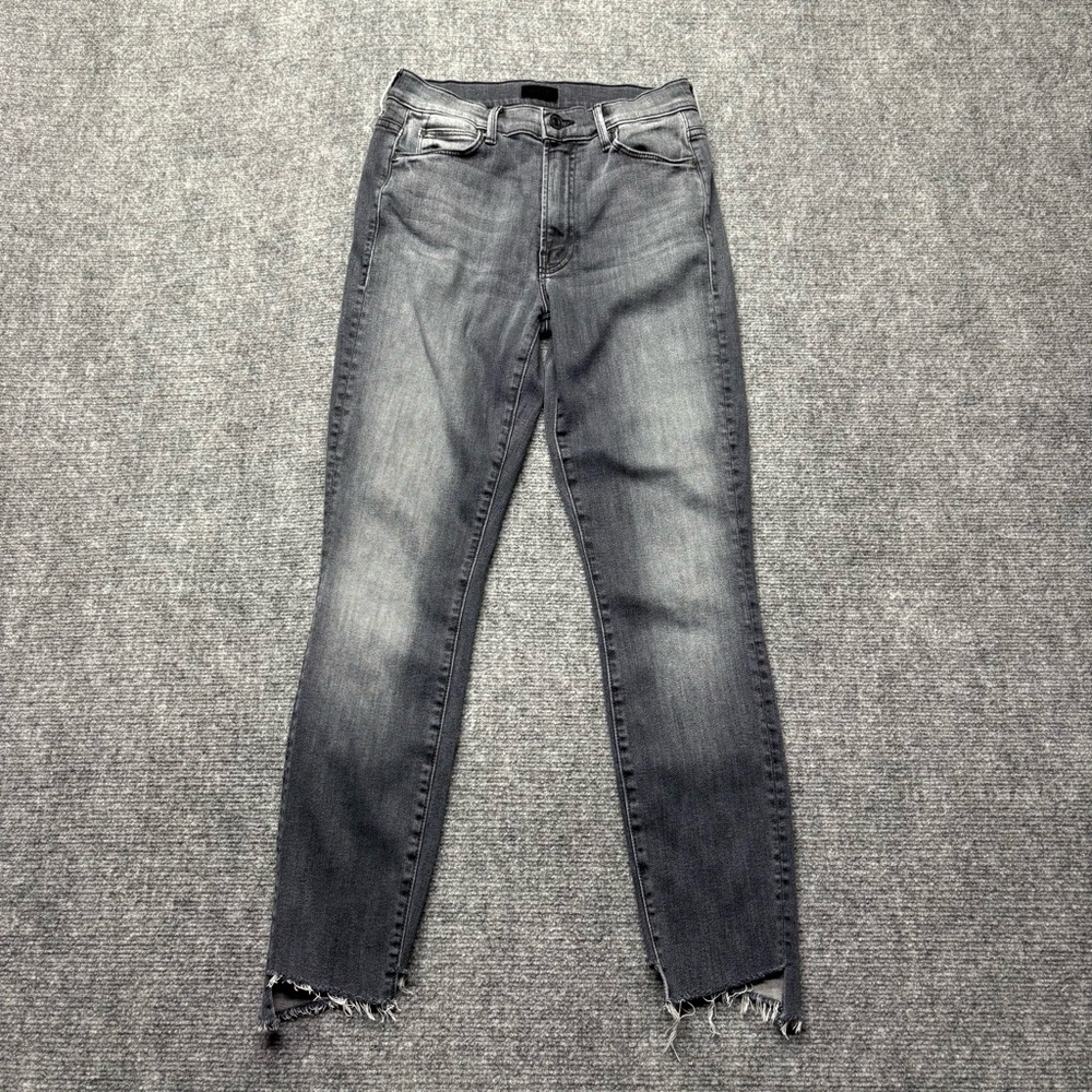 Mother Jeans Womens 27 Zip Stunner Two Step Fray Miss Moody Two Shoes USA Made